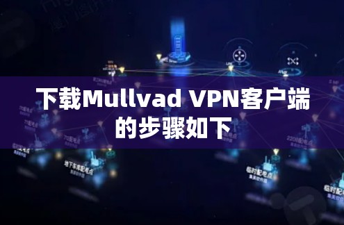 下载Mullvad VPN客户端的步骤如下 下载Mullvad VPN客户端的步骤如下