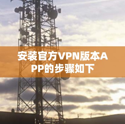 安装官方VPN版本APP的步骤如下