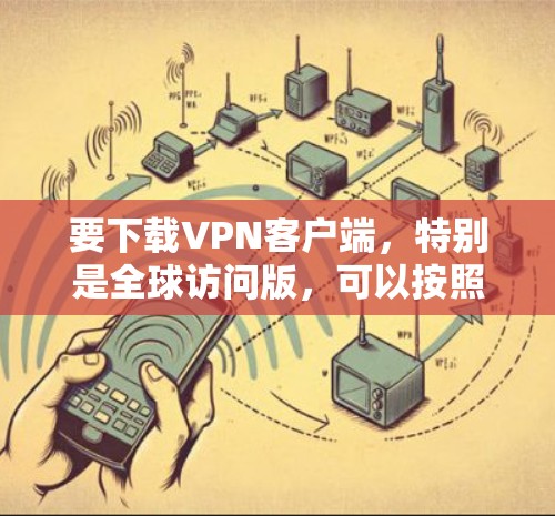 要下载VPN客户端，特别是全球访问版，可以按照以下步骤操作