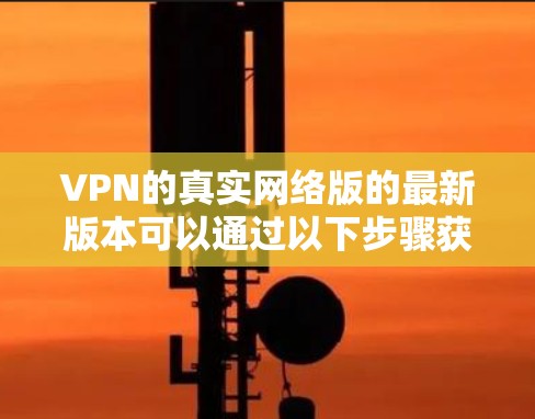 VPN的真实网络版的最新版本可以通过以下步骤获取